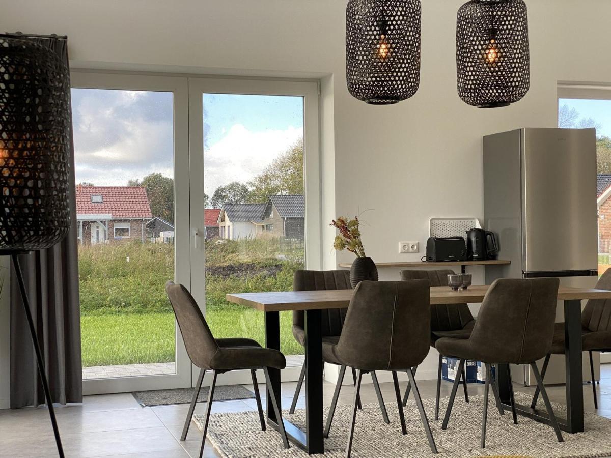 Kuh Blick Ferienhaus Sehestedt Sehestedt  Buitenkant foto